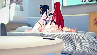 Hs dxd ntr madness 3 with akeno and rias