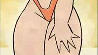 Hot and curvaceous women in cartoon style fantasies with heroes