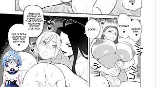 Busty Lewd Mother Dominates As Principal’s Woman In Wild Futanari Action