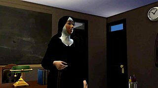 Beautiful shemale gets a bath time solo in The Sims 4