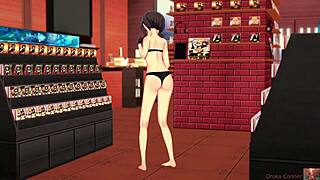 19-YEAR-OLD MEGUMIN COSPLAYER DELIVERS a SENSUAL SELF-EXPLORATION SHOW