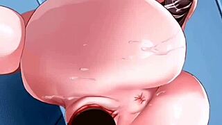 Hey, this gorgeous hentai babe takes a hard cock!