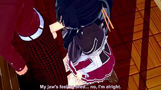 Akeno's no-sex library escapade in High School DxD Manga