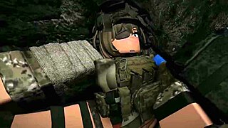 War zone facial for cartoon soldier