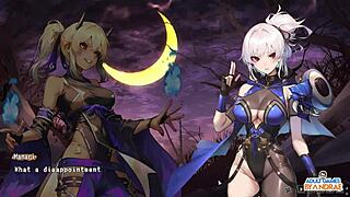 Half-demon Shinobi 3D: Asian MILF's anal creampie pleasure