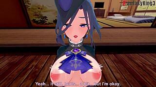 Wow, Clorinde's ahegao face while fucking hard in this fantasy POV manga scene!