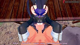 Wow, Clorinde's ahegao face while fucking hard in this fantasy POV manga scene!