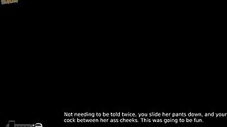 Exploring the academy in this game anime adventure.