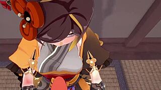 chiori pov fucking in genshin impact fantasy