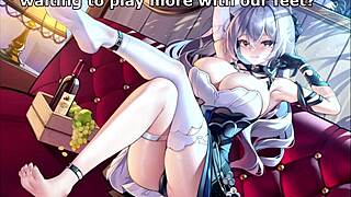 Хентай JOI с фемдом ногами челлендж 1 заставляет тебя дрочить сильно 😏👣