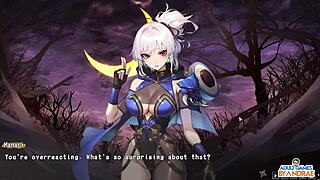 Half-demon Shinobi 3D: Asian MILF's anal creampie pleasure