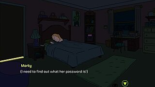 Tricia’s big tits bounce during a BJ and a hot scene from Rick and Morty