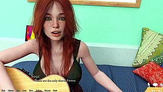 Being a Dik 23 - Gorgeous Busty Redhead Sorority President GETS TITTY FUCKED Hard