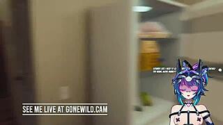 Oh wow, watch this hentai slut masturbate wildly on webcam! She's a beautiful whore craving more.