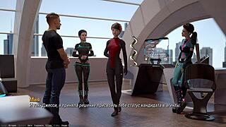 3D cartoon game with femdom and maledom