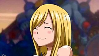 Lucy and Loke’s hot scene in this Fairy Tail hentai fan animation
