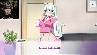 Beautiful anime girl Satsuki gets help with her sexual desires on the casting couch