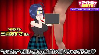 Azusa Delivers an Intriguing Vacuum Blowjob in 3D Hentai with Cum Finish