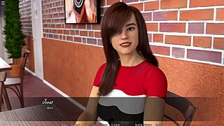 Manga style porn game with office setting