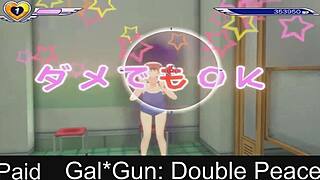 gal gun double peace episode 6-1 intense moments