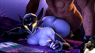 Bald Ass Pussy Ashe Gets Anal Fucked While Thicc Fat Ass Vyse Is Fucked From Behind And Mascara Tracer Sucks Cock