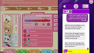 Nutaku Crush Crush Molhada e Sem Censura Parte 8 Mostra Loira Gostosa com Bunda Grande Molhando no Jogo de Fantasia!