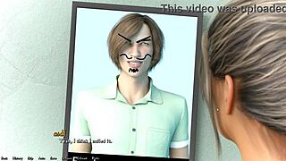3D animated porn game - Being a dick part 1
