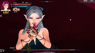 Airi gets licked by giant lady in Guilty Hell 2 hentai game erotic video