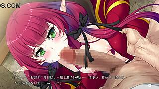 Yokoso Sukebeerufu no Mori He Nol 39 shows big tits in hentai. The wild action captivates.