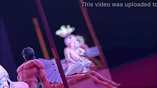 what happens when 3d anime meets trinity nippless in wild contrast