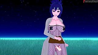 Anko Mitarashi Fucking POV in Naruto Fantasy with Big Tits Full Action