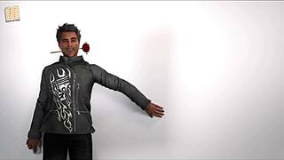 Leap of faith 100 showcases big tits in 3d game anime style with intense scenes