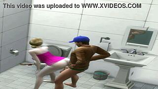 fn athletic pawg slammed doggystyle in deli bathroom