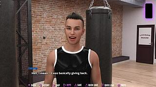 3D game with college redhead and monster cock fetish