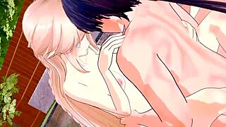 Anime babes in hot scenes