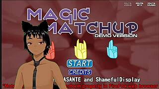 Dude, I'm loving this strip tease game in Magic Match Up! 😜