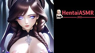 Horny Fantasy Elf With Big Fat Titties Gets Sexy In Hentai Anime Visuals