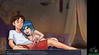 Summertime saga special - Eve Trans all scenes sex