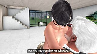 Uh, me being naughty with that busty milf neighbor voyeur scene.