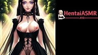 Horny Fantasy Elf With Big Fat Titties Gets Sexy In Hentai Anime Visuals