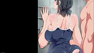 hentai visual novel shows big tits and ass action in detailed scenes with creampie finishes