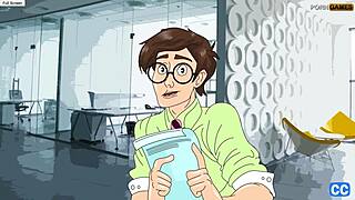 Boss pounds candidate's pussy with his cock during intense job interview hentai