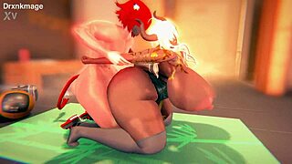 She Stops His Training for Wild Action