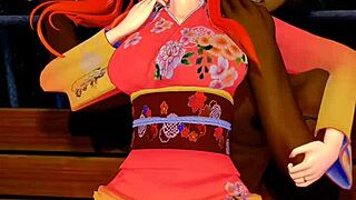 Varför ser Vanessa Veren så sexig ut ute i yukata i denna hentai?