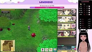 Vtuber LewdNeko Plays Evenicle Part 11 with Elf Dildo Fun.