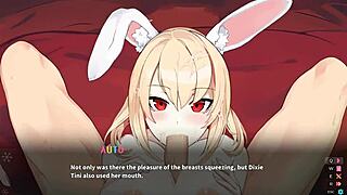 Sky Tower Game with Flovia and Doks Tiny in SEXY HENTAI ACTION!