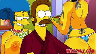 The best porn scenes from The Simpsons cartoon series