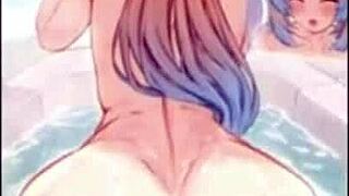 Hentai anal action with intense assfucking in raw detail