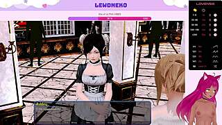 vtuber lewdneko explores harem hotel gameplay adventure in part 28