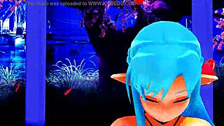 Look, check out this anime girl dancing around half-naked in a wild, seductive routine that leaves nothing to the imagination